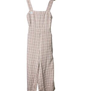 Entro med jumpsuit brown / white